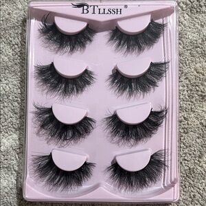 BTLSSH Black False Eyelashes Set